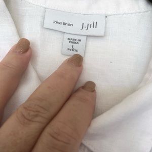 Super cute, like new Just Jill linen top!